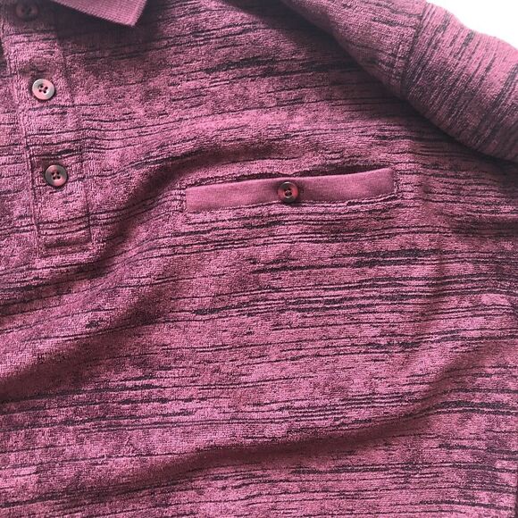 David Taylor Vintage 90s Red Burgundy Collared Sweater Sweatshirt Sz XXL - Picture 9 of 9